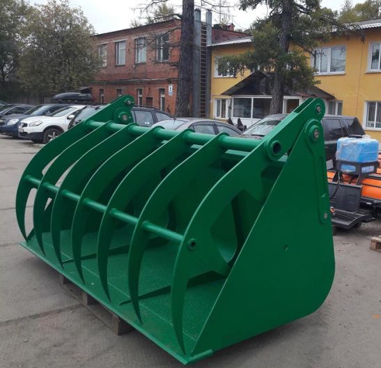 Ковш с прижимом для фронтальных погрузчиков