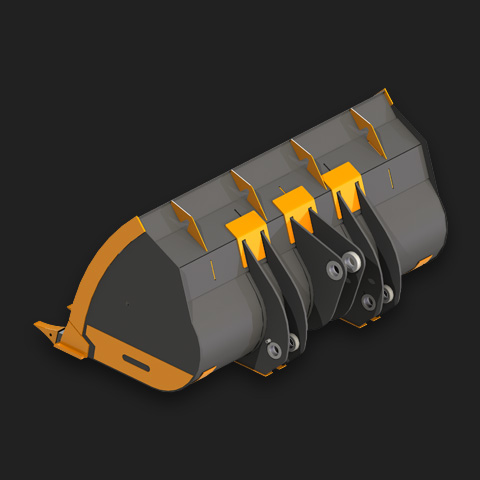 Ковш для фронтального погрузчика общего назначения