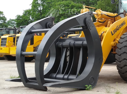 Бревнозахват на фронтальном погрузчике Люгонг CLG 835H (BS305+LG)