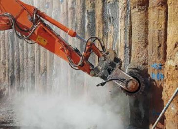 Фрезерное оборудование для экскаватора