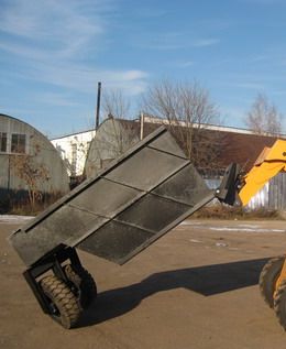 Бункер самосвальный на мини-погрузчик
