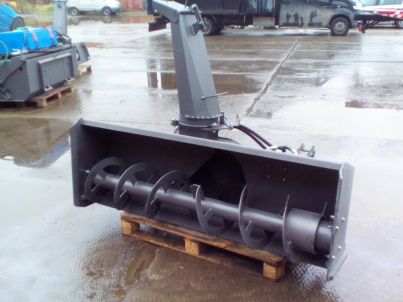 Шнекороторный снегометатель для мини-погрузчиков Шнекороторный снегометатель для мини-погрузчиков