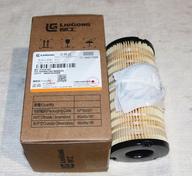 Фильтр топливный 53C0325 LiuGong CLG 777A CLG 766