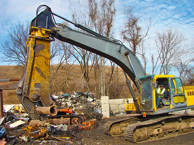 Экскаваторные гидравлические ножницы