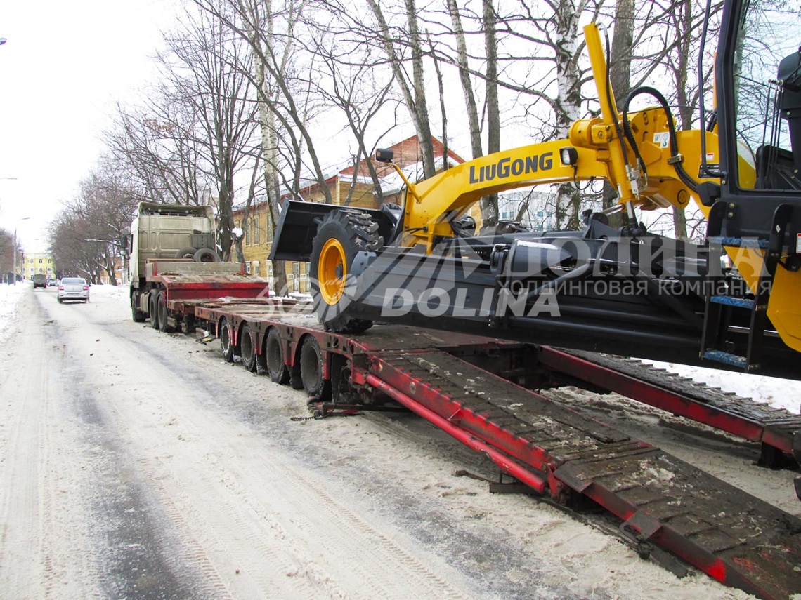 Отгрузка автогрейдера LiuGong CLG 4215 Отгрузка автогрейдера LiuGong CLG 4215