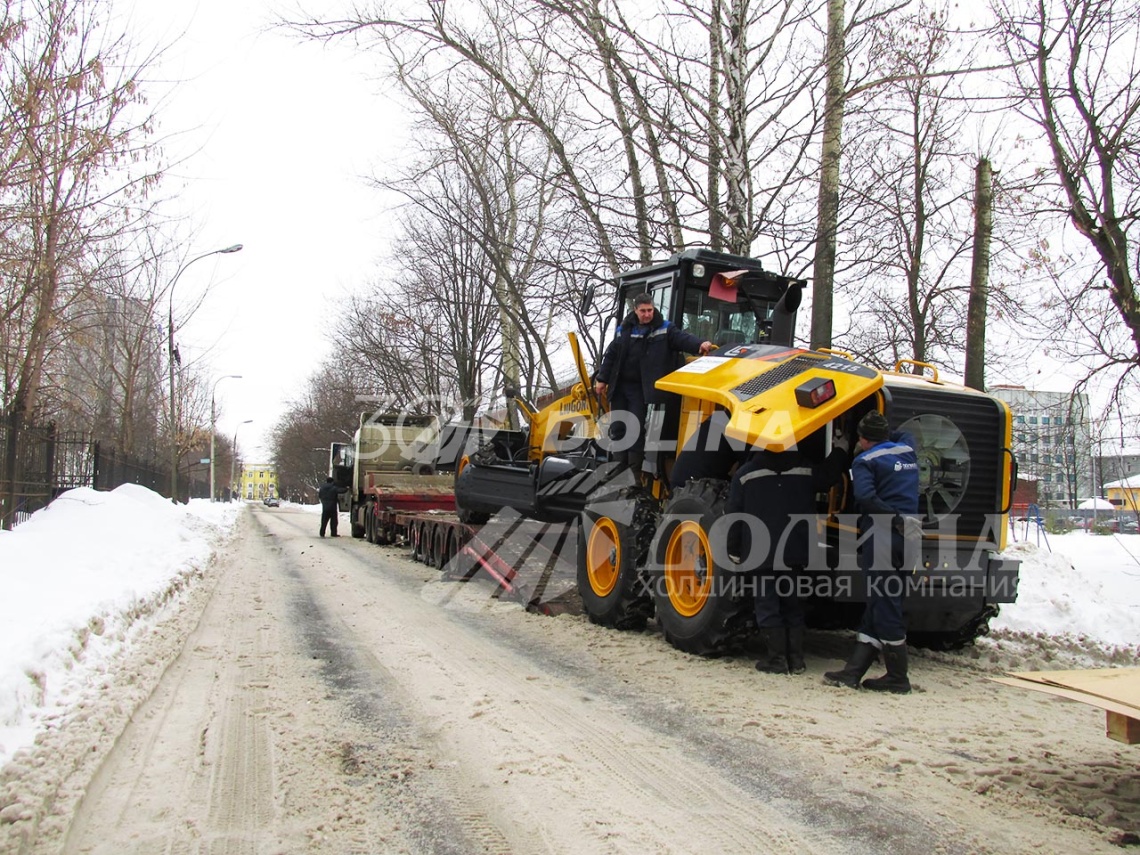 Отгрузка автогрейдера LiuGong CLG 4215 Отгрузка автогрейдера LiuGong CLG 4215