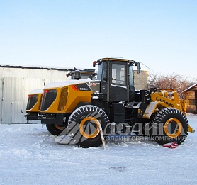 Сборка новой партии техники - LiuGong CLG 855H