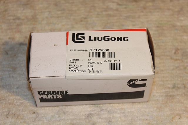 Вкладыш SP125838 LiuGong CLG 418 CLG855N CLG936D CLG856