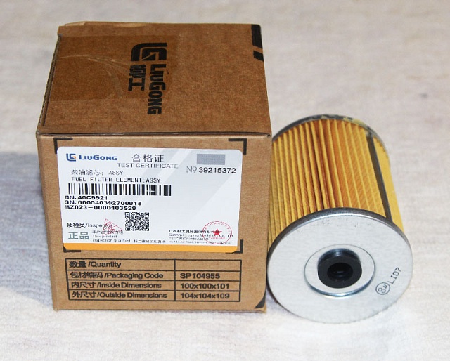 Фильтр топливный 40C9921 LiuGong CLG 365A CLG375B