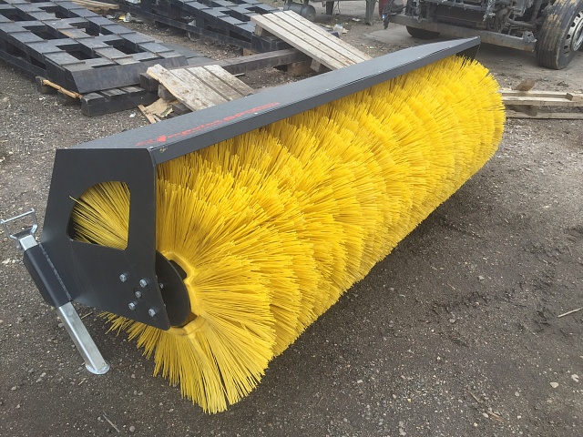 Дорожная щетка с поворотом для экскаватором-погрузчиком