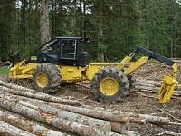 Типы лесозаготовительных машин. Трелевочная машина