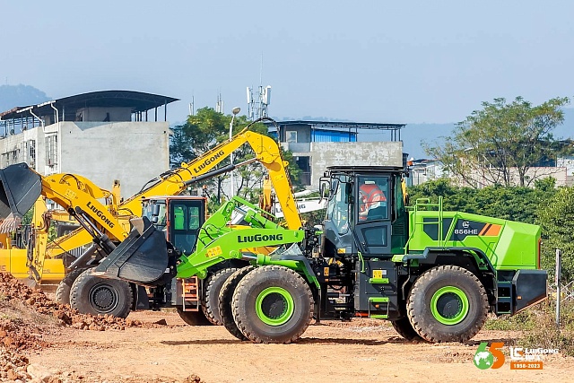 Электрический фронтальный погрузчик LiuGong 856HE MAX