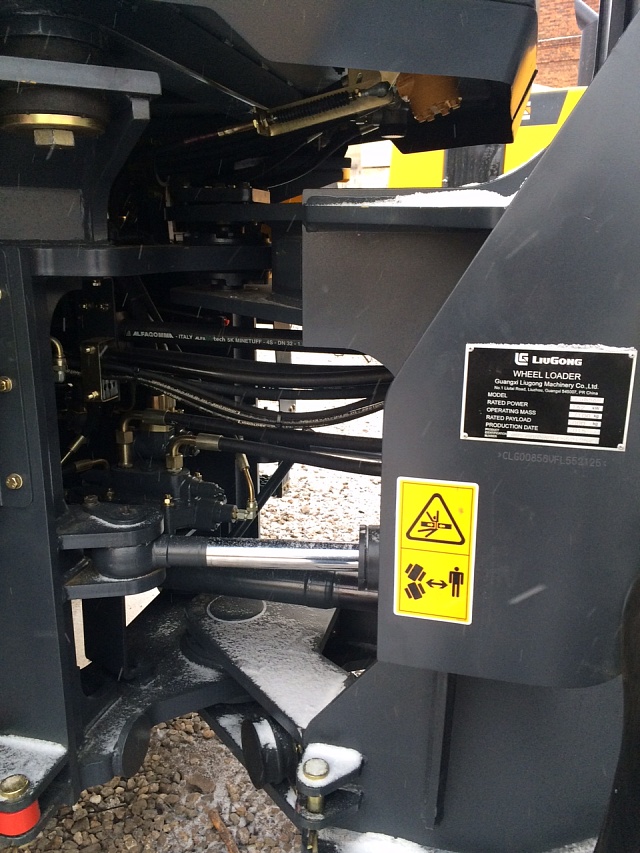 Элементы конструкции погрузчика фронтального Liugong CLG 856H (ZF+ZF)