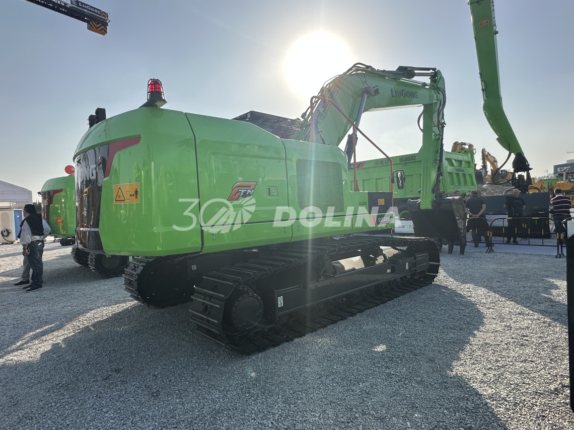 Экологичный прорыв в туннелестроении! Представляем электрический экскаватор Liugong 924FE