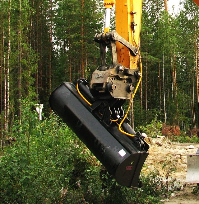 Поворотные планировочные ковши для экскаваторов