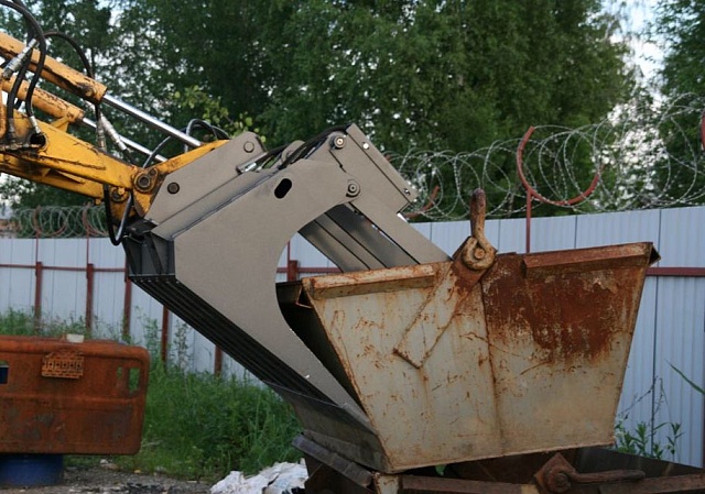 Ковш с захватом для мини-погрузчков Ковш с захватом для мини-погрузчков